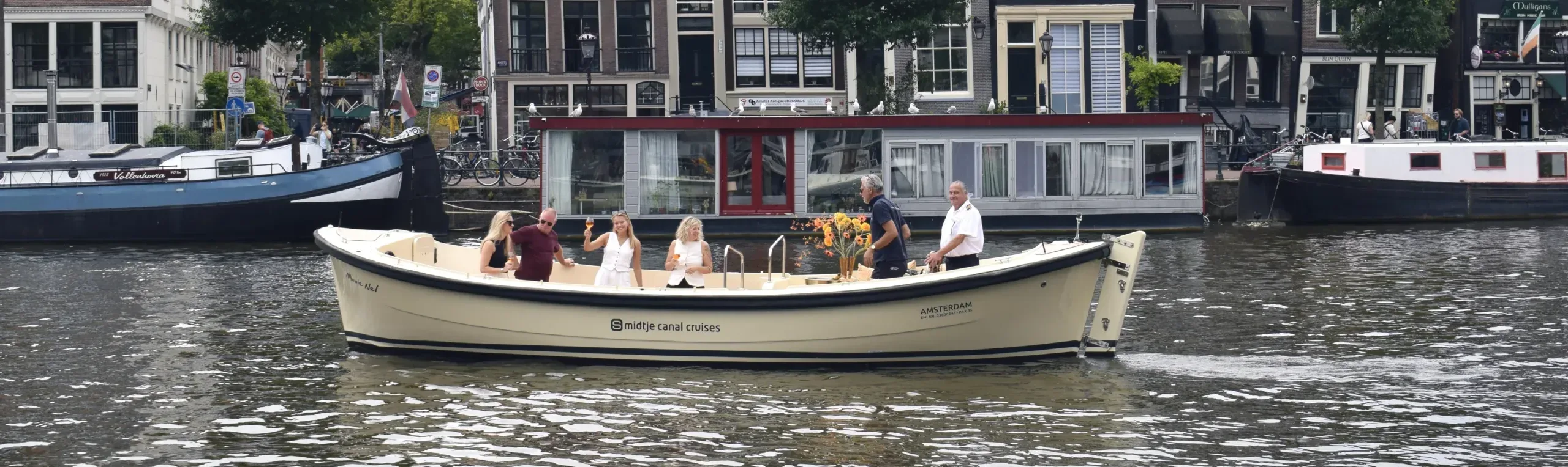 Amsterdam Circle Line - Offene Sloep-Rundfahrt durch Amsterdam hero